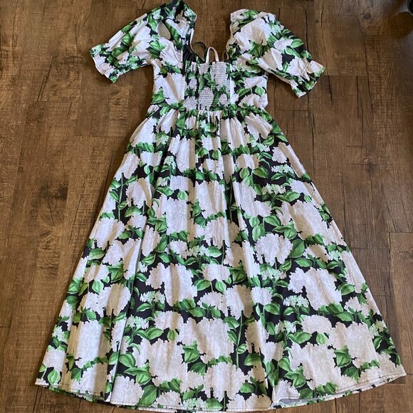 Hill House Home The Ophelia Dress  Night Bloom, New, Size MED - Picture 5 of 11